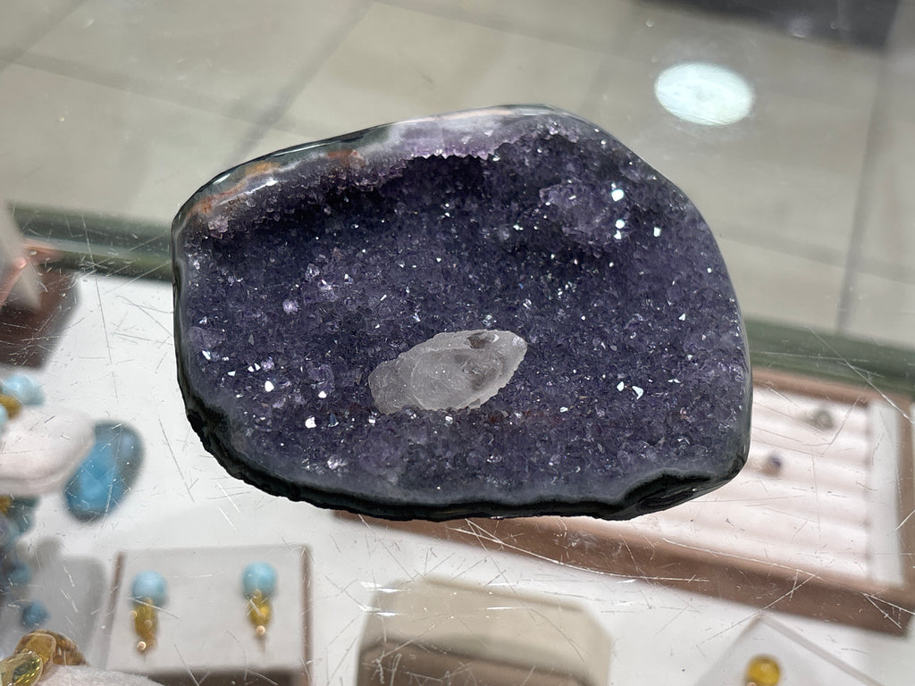Premium Amethyst with Calcite